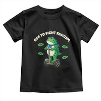 Portland Frog Toddler T Shirt Off to Fight Fascism Inflatable Costume Protest - Wonder Print Shop