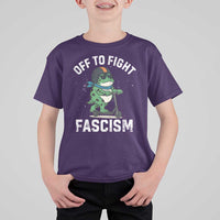 Portland Frog Resist Protest T Shirt For Kid Off to Fight Fascism Frog Scooter - Wonder Print Shop