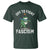 Portland Frog Resist Protest T Shirt Off to Fight Fascism Frog Scooter - Wonder Print Shop