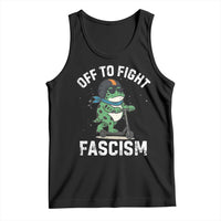 Portland Frog Resist Protest Tank Top Off to Fight Fascism Frog Scooter - Wonder Print Shop