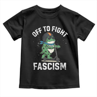 Portland Frog Resist Protest Toddler T Shirt Off to Fight Fascism Frog Scooter - Wonder Print Shop
