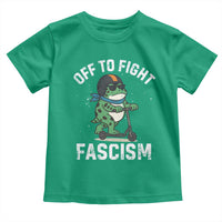 Portland Frog Resist Protest Toddler T Shirt Off to Fight Fascism Frog Scooter - Wonder Print Shop