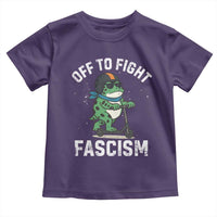 Portland Frog Resist Protest Toddler T Shirt Off to Fight Fascism Frog Scooter - Wonder Print Shop