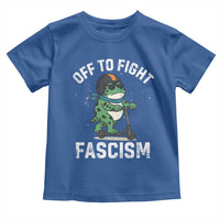 Portland Frog Resist Protest Toddler T Shirt Off to Fight Fascism Frog Scooter - Wonder Print Shop