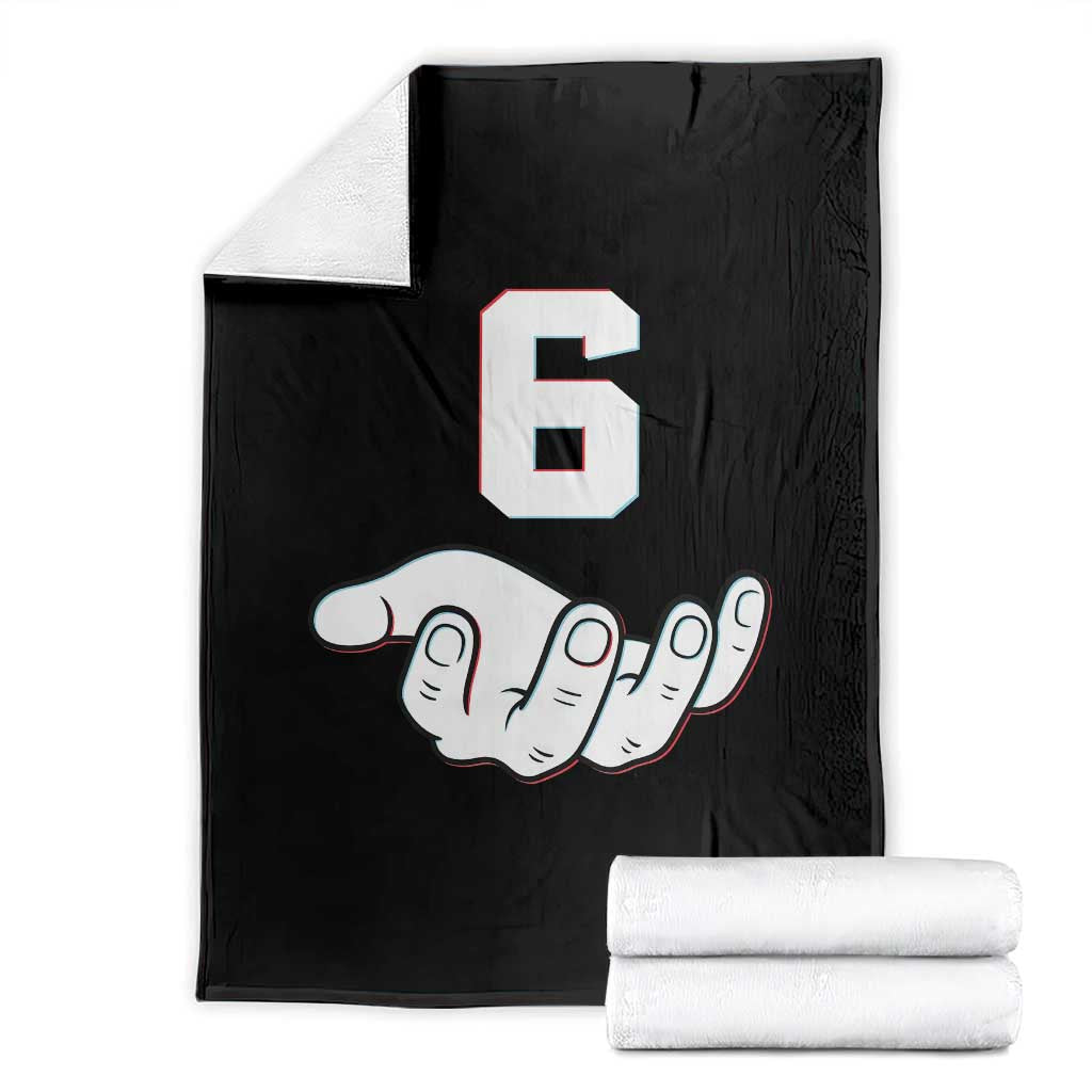 Number 6 Throw Blanket Matching 67 Meme Costume 6th Birthday 6 Years - Wonder Print Shop