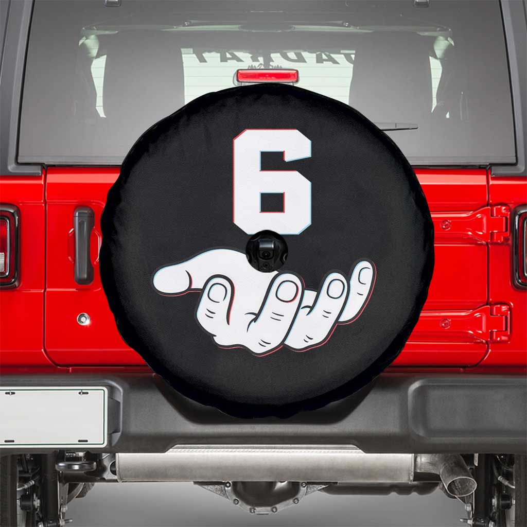 Number 6 Spare Tire Cover Matching 67 Meme Costume 6th Birthday 6 Years - Wonder Print Shop