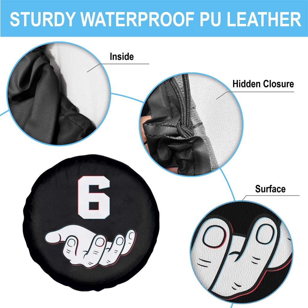 Number 6 Spare Tire Cover Matching 67 Meme Costume 6th Birthday 6 Years - Wonder Print Shop