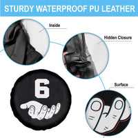 Number 6 Spare Tire Cover Matching 67 Meme Costume 6th Birthday 6 Years - Wonder Print Shop