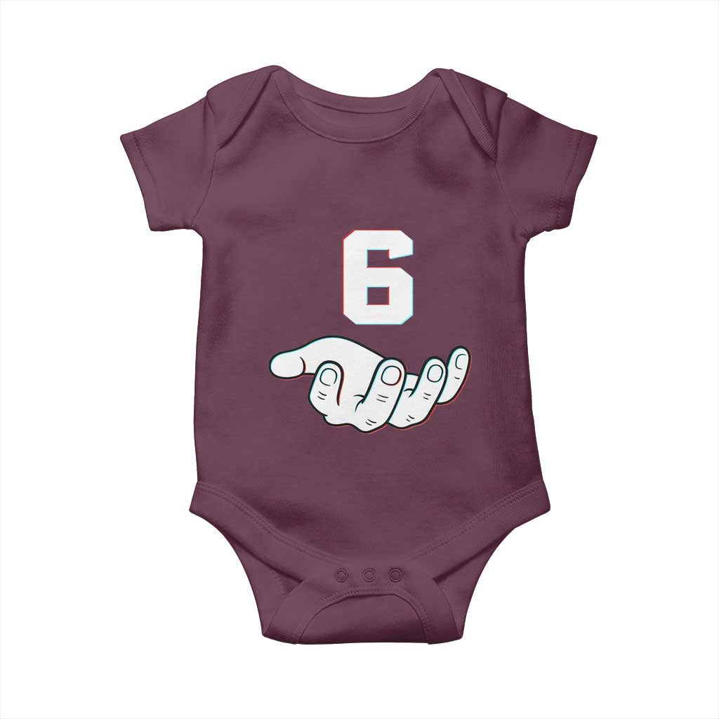 Number 6 Baby Onesie Matching 67 Meme Costume 6th Birthday 6 Years - Wonder Print Shop