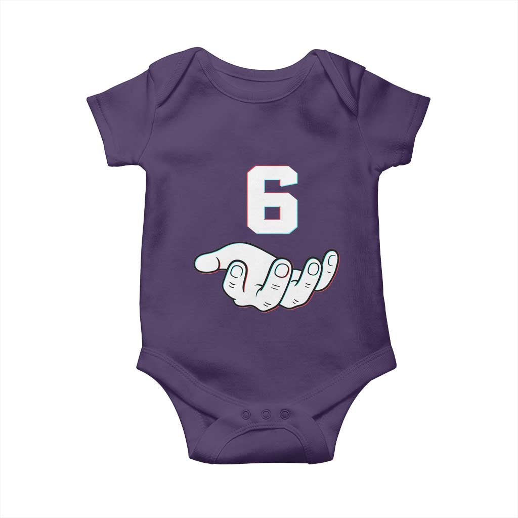 Number 6 Baby Onesie Matching 67 Meme Costume 6th Birthday 6 Years - Wonder Print Shop