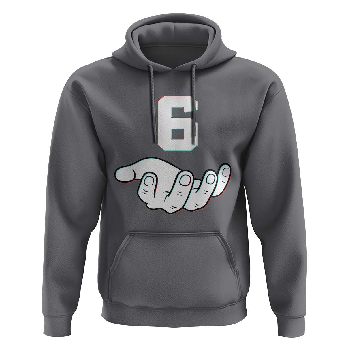 Number 6 Hoodie Matching 67 Meme Costume 6th Birthday 6 Years - Wonder Print Shop