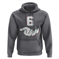 Number 6 Hoodie Matching 67 Meme Costume 6th Birthday 6 Years - Wonder Print Shop