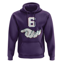 Number 6 Hoodie Matching 67 Meme Costume 6th Birthday 6 Years - Wonder Print Shop