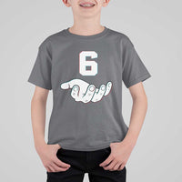 Number 6 T Shirt For Kid Matching 67 Meme Costume 6th Birthday 6 Years - Wonder Print Shop