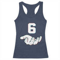 Number 6 Racerback Tank Top Matching 67 Meme Costume 6th Birthday 6 Years - Wonder Print Shop