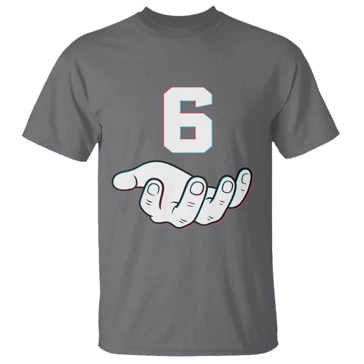 Number 6 T Shirt Matching 67 Meme Costume 6th Birthday 6 Years - Wonder Print Shop