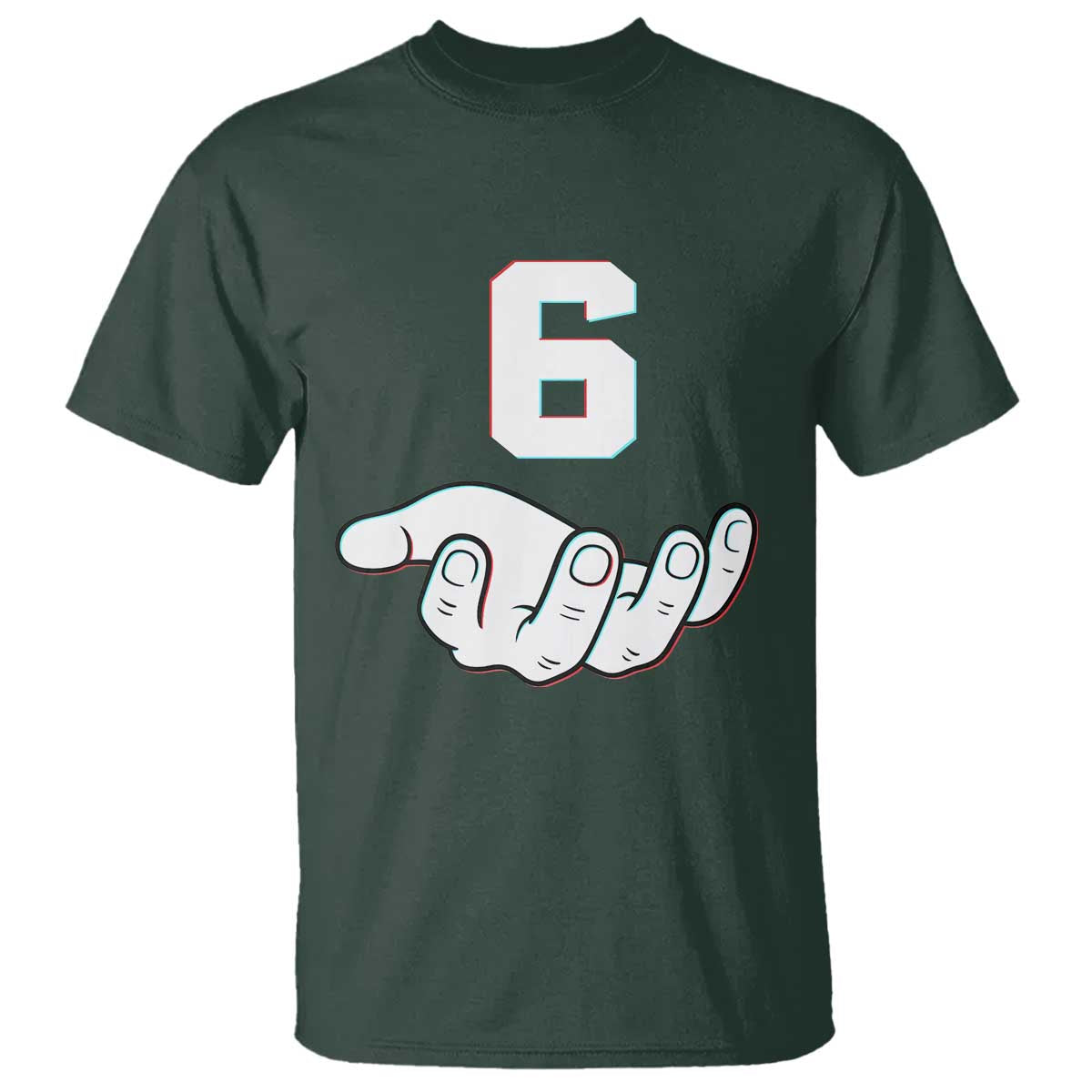 Number 6 T Shirt Matching 67 Meme Costume 6th Birthday 6 Years - Wonder Print Shop