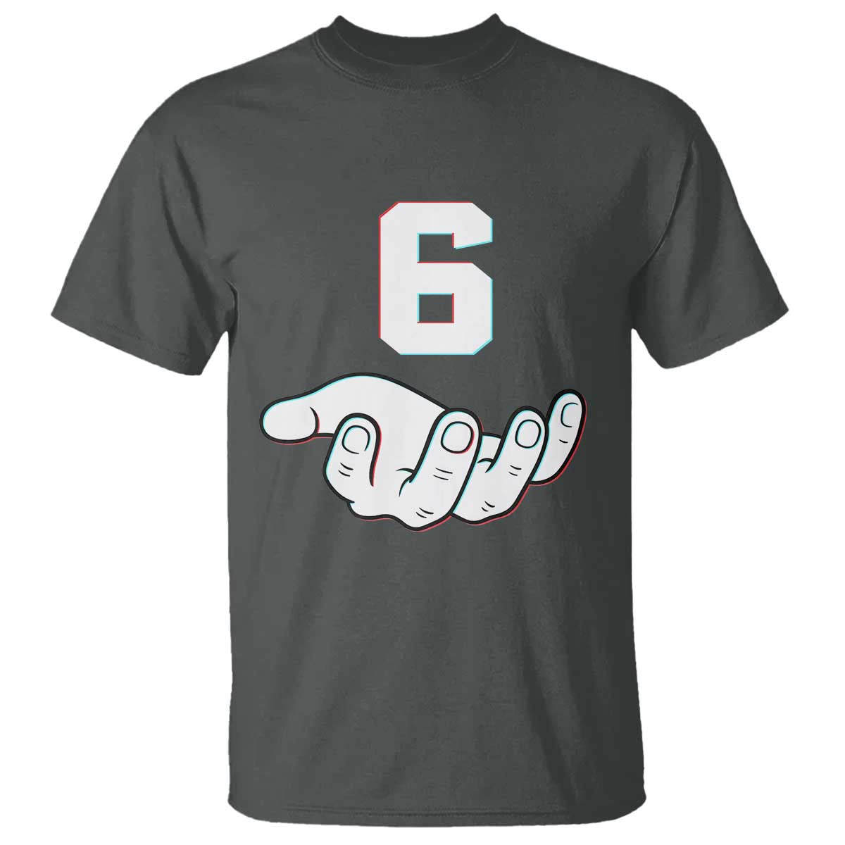 Number 6 T Shirt Matching 67 Meme Costume 6th Birthday 6 Years - Wonder Print Shop