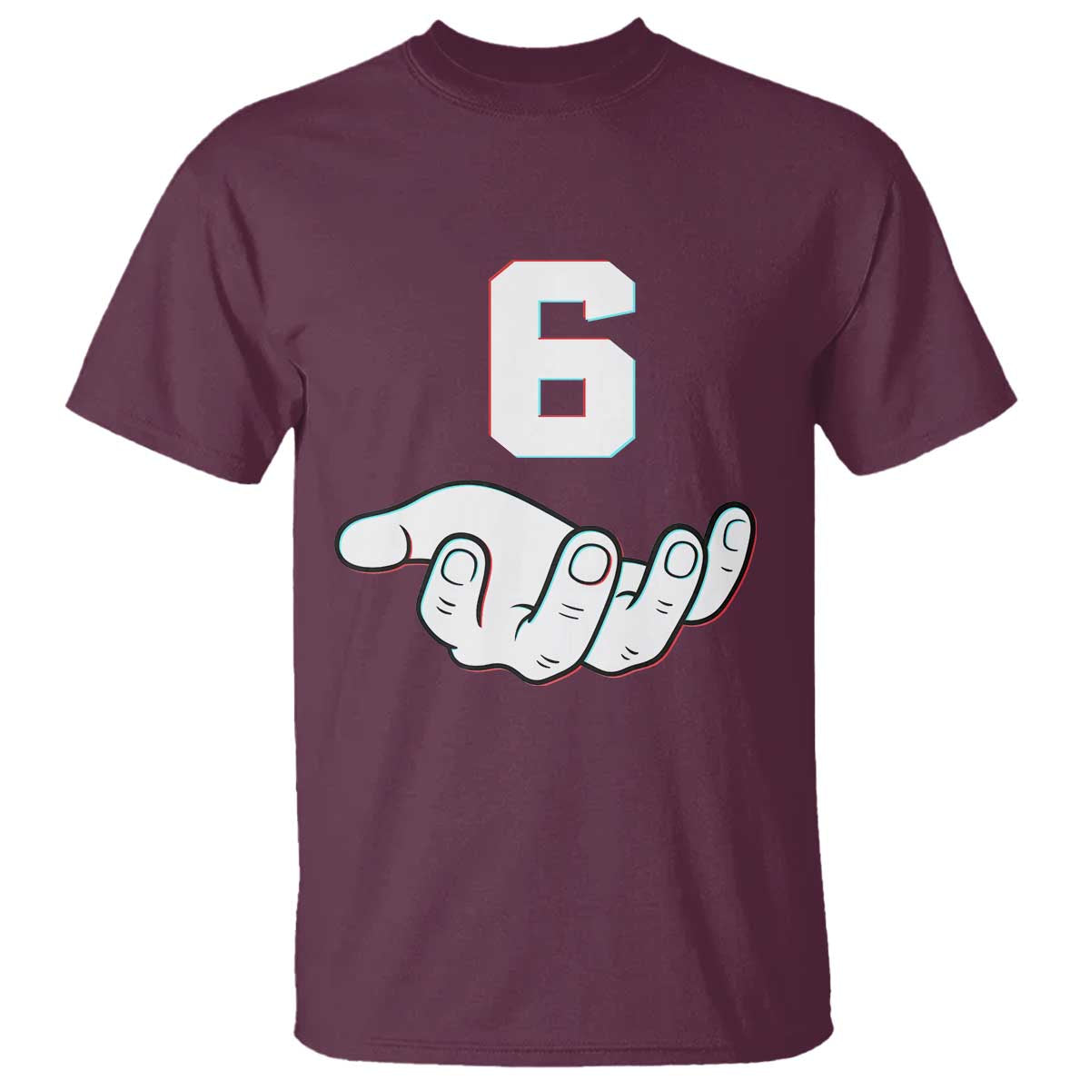 Number 6 T Shirt Matching 67 Meme Costume 6th Birthday 6 Years - Wonder Print Shop