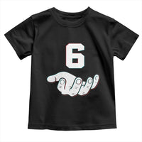 Number 6 Toddler T Shirt Matching 67 Meme Costume 6th Birthday 6 Years - Wonder Print Shop