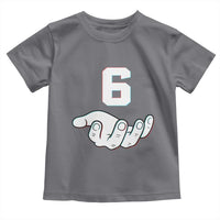 Number 6 Toddler T Shirt Matching 67 Meme Costume 6th Birthday 6 Years - Wonder Print Shop