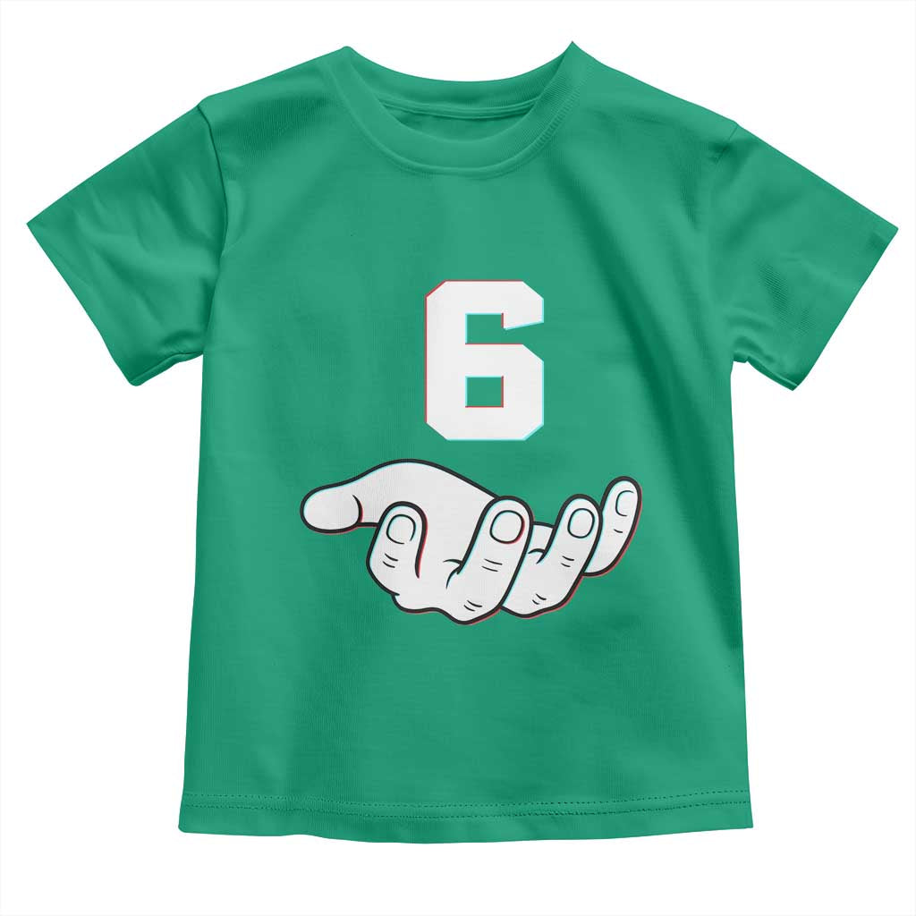 Number 6 Toddler T Shirt Matching 67 Meme Costume 6th Birthday 6 Years - Wonder Print Shop