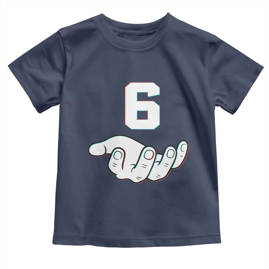 Number 6 Toddler T Shirt Matching 67 Meme Costume 6th Birthday 6 Years - Wonder Print Shop