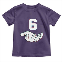 Number 6 Toddler T Shirt Matching 67 Meme Costume 6th Birthday 6 Years - Wonder Print Shop