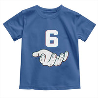 Number 6 Toddler T Shirt Matching 67 Meme Costume 6th Birthday 6 Years - Wonder Print Shop