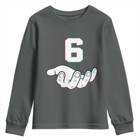 Number 6 Youth Sweatshirt Matching 67 Meme Costume 6th Birthday 6 Years - Wonder Print Shop