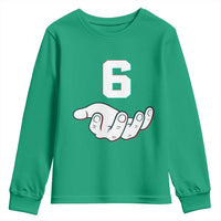 Number 6 Youth Sweatshirt Matching 67 Meme Costume 6th Birthday 6 Years - Wonder Print Shop