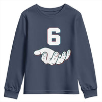 Number 6 Youth Sweatshirt Matching 67 Meme Costume 6th Birthday 6 Years - Wonder Print Shop