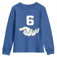 Number 6 Youth Sweatshirt Matching 67 Meme Costume 6th Birthday 6 Years - Wonder Print Shop