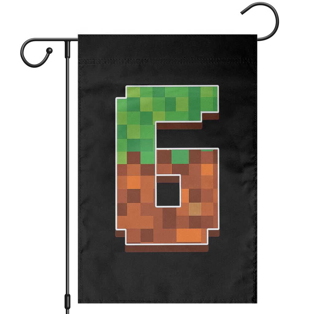 Number 6 Garden Flag Game Matching 67 Meme Costume 6th Birthday 6 Years - Wonder Print Shop