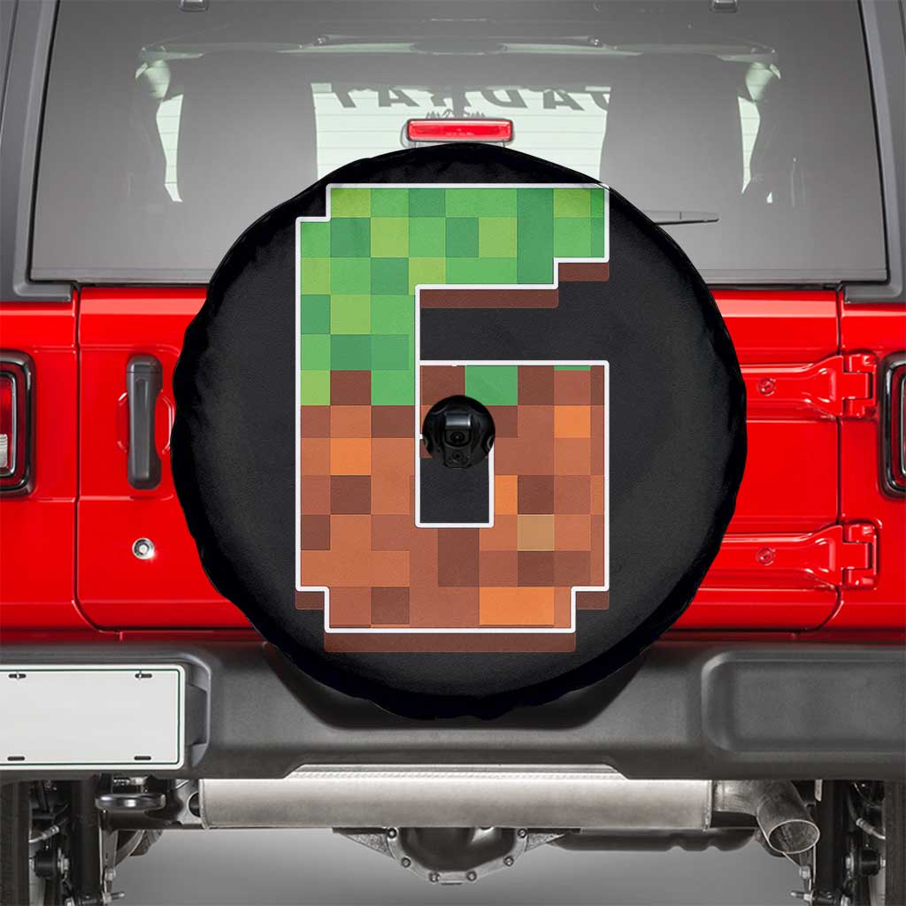 Number 6 Spare Tire Cover Game Matching 67 Meme Costume 6th Birthday 6 Years - Wonder Print Shop