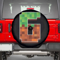 Number 6 Spare Tire Cover Game Matching 67 Meme Costume 6th Birthday 6 Years - Wonder Print Shop