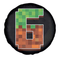 Number 6 Spare Tire Cover Game Matching 67 Meme Costume 6th Birthday 6 Years - Wonder Print Shop