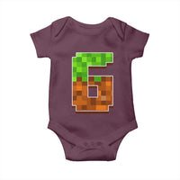 Number 6 Baby Onesie Game Matching 67 Meme Costume 6th Birthday 6 Years - Wonder Print Shop