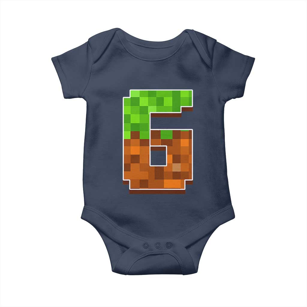 Number 6 Baby Onesie Game Matching 67 Meme Costume 6th Birthday 6 Years - Wonder Print Shop