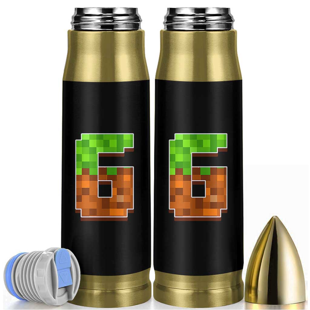 Number 6 Bullet Tumbler Game Matching 67 Meme Costume 6th Birthday 6 Years - Wonder Print Shop