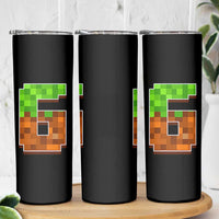 Number 6 Skinny Tumbler Game Matching 67 Meme Costume 6th Birthday 6 Years - Wonder Print Shop