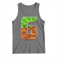 Number 6 Tank Top Game Matching 67 Meme Costume 6th Birthday 6 Years - Wonder Print Shop