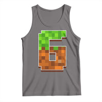 Number 6 Tank Top Game Matching 67 Meme Costume 6th Birthday 6 Years - Wonder Print Shop