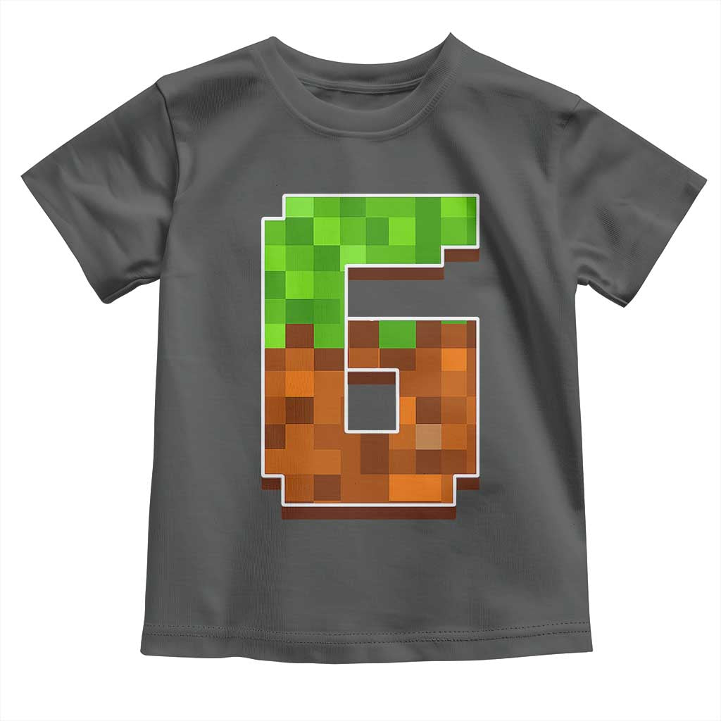 Number 6 Toddler T Shirt Game Matching 67 Meme Costume 6th Birthday 6 Years - Wonder Print Shop