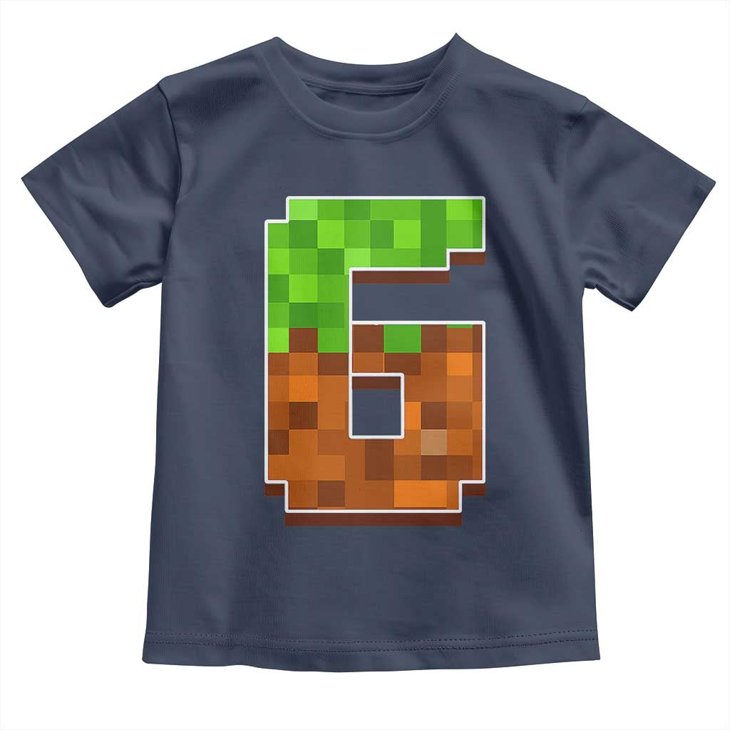 Number 6 Toddler T Shirt Game Matching 67 Meme Costume 6th Birthday 6 Years - Wonder Print Shop