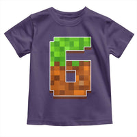 Number 6 Toddler T Shirt Game Matching 67 Meme Costume 6th Birthday 6 Years - Wonder Print Shop