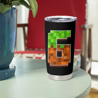Number 6 Tumbler Cup Game Matching 67 Meme Costume 6th Birthday 6 Years - Wonder Print Shop