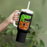 Number 6 Tumbler With Handle Game Matching 67 Meme Costume 6th Birthday 6 Years - Wonder Print Shop