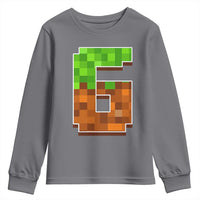 Number 6 Youth Sweatshirt Game Matching 67 Meme Costume 6th Birthday 6 Years - Wonder Print Shop