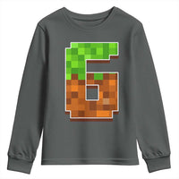 Number 6 Youth Sweatshirt Game Matching 67 Meme Costume 6th Birthday 6 Years - Wonder Print Shop